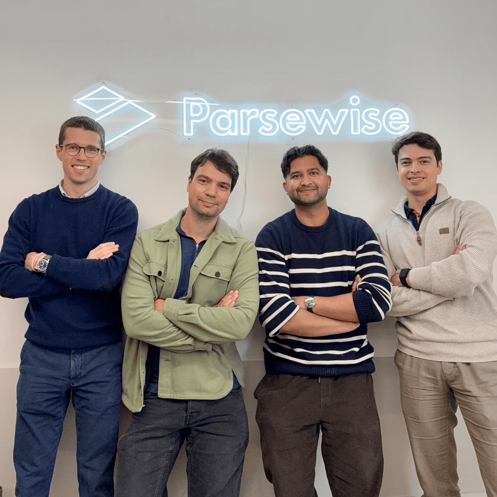 The Parsewise team together in the office